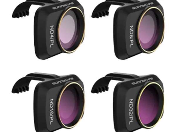 30123_1 Sunnylife 4 filtriga komplekt ND-PL 4/8/16/32 DJI Mini 2 SE / Mini 2 (MM-FI9255)
