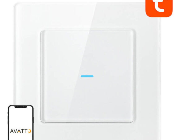 Nutikas valguslüliti WiFi Avatto N-TS10-W1 1 suund TUYA (valge)
