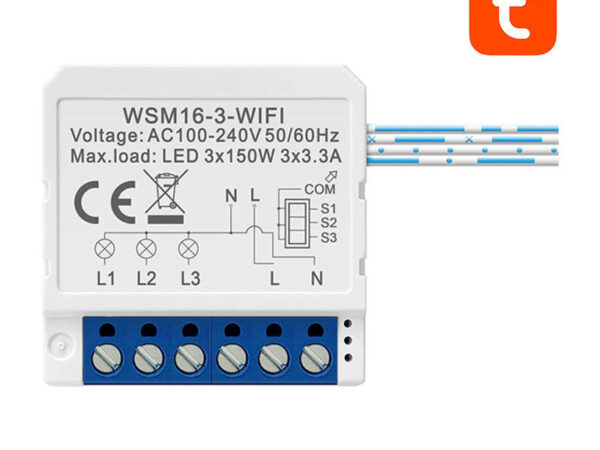 Nutikas lüliti moodul WiFi Avatto WSM16-W3 TUYA