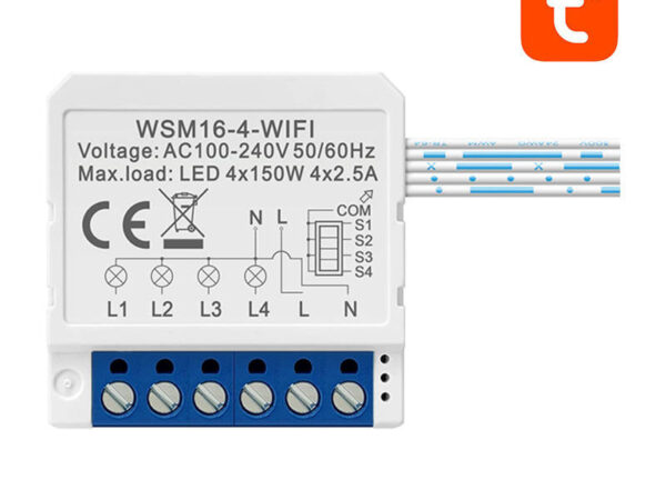 Nutikas lüliti moodul WiFi Avatto WSM16-W4 TUYA
