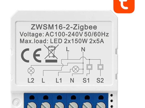Nutikas lüliti moodul ZigBee Avatto ZWSM16-W2 TUYA