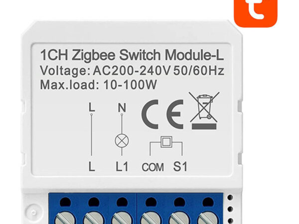 Nutikas lüliti moodul ZigBee Avatto LZWSM16-W1 Ilma neutraalita TUYA