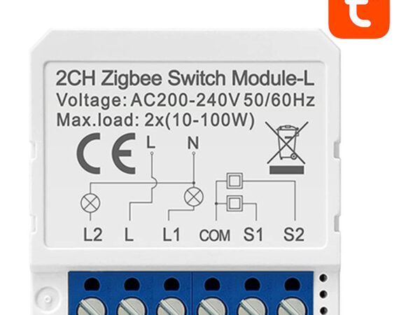 Nutikas lüliti moodul ZigBee Avatto LZWSM16-W2 Ilma neutraalita TUYA