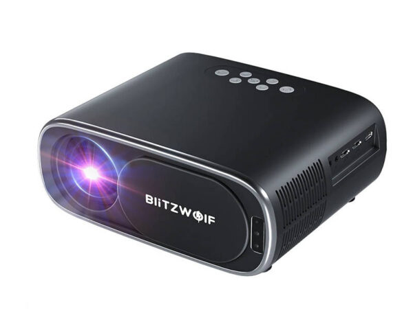 31433_2 BlitzWolf BW-V4 1080p LED projektor, Wi-Fi + Bluetooth (must)