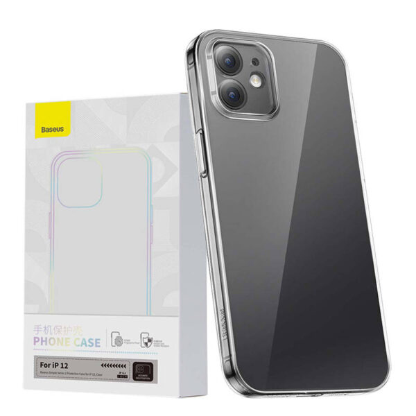 Läbipaistev Korpus Baseus Simple iPhone 12 jaoks