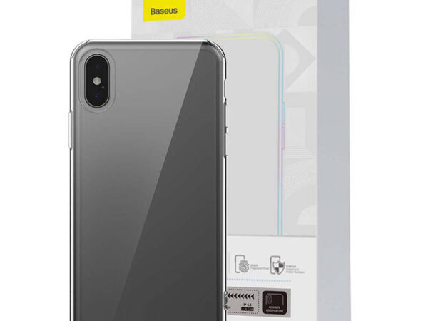 Kaas Baseus Simple läbipaistev iPhone XS MAX jaoks
