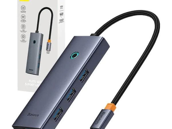 31820_9 Baseus UltraJoy 5in1 HUB HDMI 4K USB 3.0 Hall