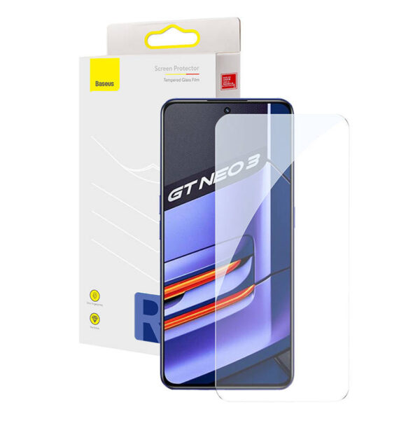 Baseus karastatud klaasi ekraanikaitse realme GT Neo3 jaoks