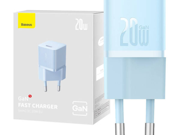 32055_8 Mini seina laadija Baseus GaN5 20W (sinine)