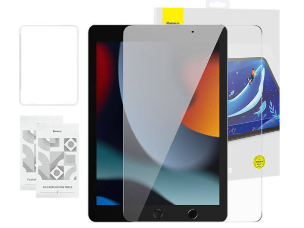 32395_2 Karastatud klaas Baseus Crystal 0,3 mm iPad Pro/Air3/10,2" iPad 7/8/9 (2tk.) + puhastuskomplekt