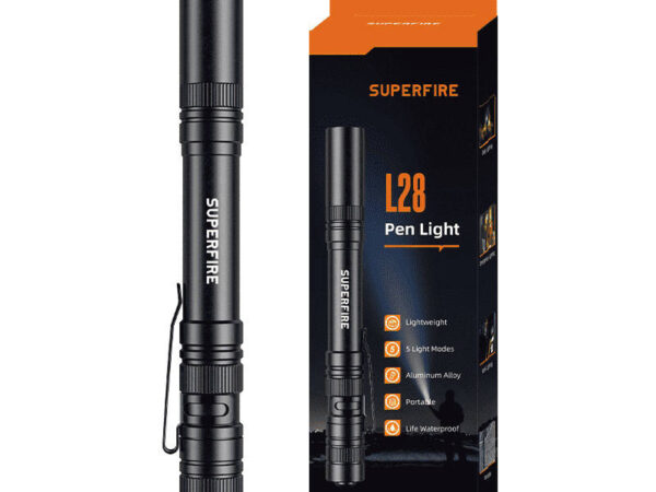 Superfire L28 taskulamp, 121 lm, 5W, 52 m, 5 režiimi