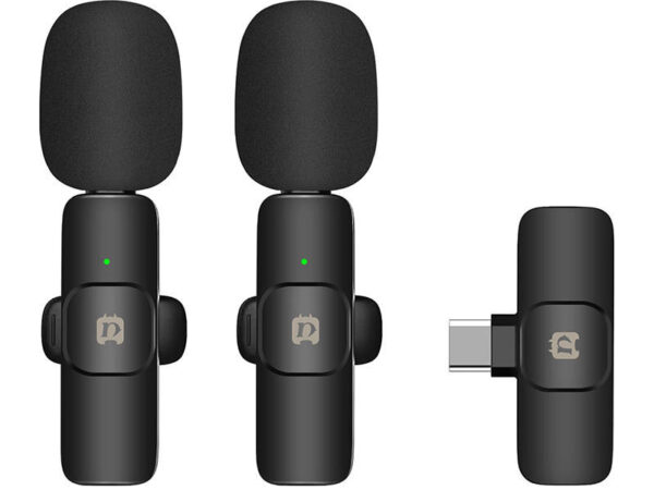 Juhtmevaba mikrofon Puluz PU3151B Lavalier Tüüp C