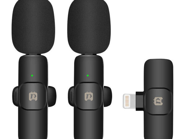 Puluz PU3150B Lavalier juhtmevaba mikrofon Lightning tüüp.