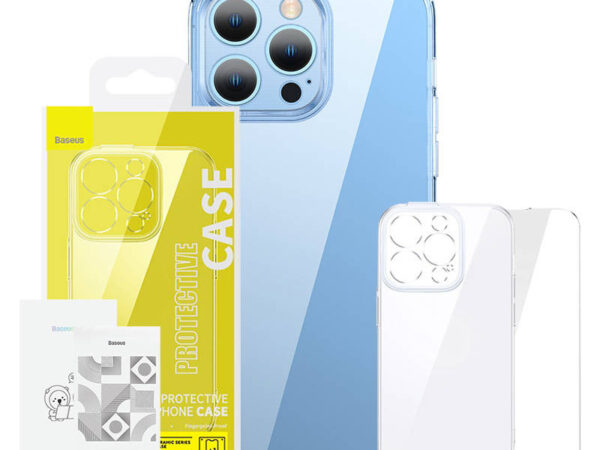 Baseus SuperCeramic läbipaistev klaasikaitse ja karastatud klaasi komplekt iPhone 14 Plus jaoks