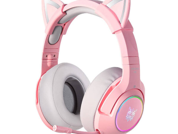 33307_5 ONIKUMA K9 Roosa RGB mängurežiimi kõrvaklapid