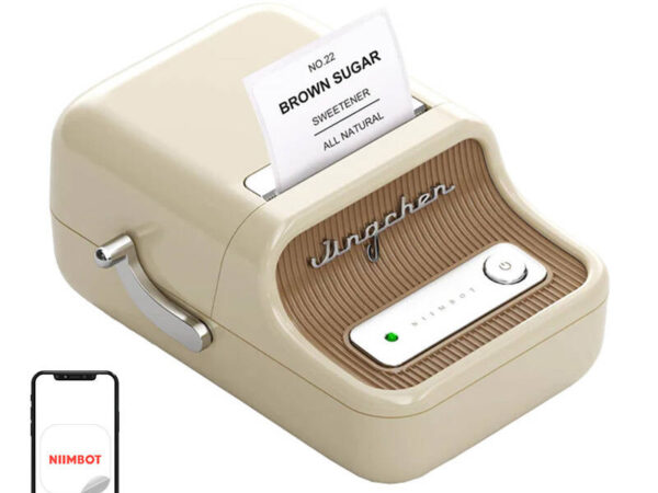 33857_3 Kantav sildiprinter Niimbot B21 (Kreem)