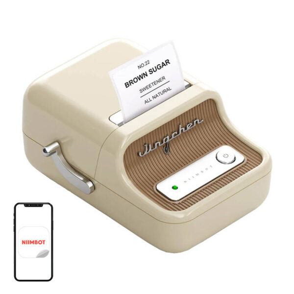 33857_3 Kantav sildiprinter Niimbot B21 (Kreem)
