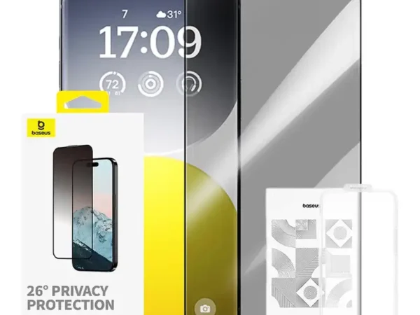 34106_1 Privaatsuse kaitse karastatud klaas Baseus Diamond iPhone 15 Plus