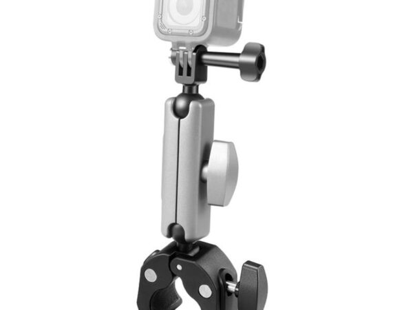 PULUZ mootorratta kinnitus spordikaameratele (DJI, GoPro, Insta360) (must)