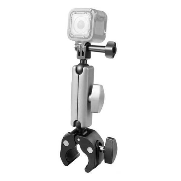 34160_1 PULUZ mootorratta kinnitus spordikaameratele (DJI, GoPro, Insta360) (must)