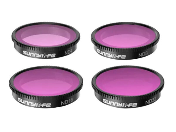 34202_1 Sunnylife ND4, ND8, ND16, ND32 filtrite komplekt Insta360 GO 3/2 jaoks
