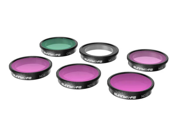 6 filtriga komplekt MCUV+CPL+ND4+ND8+ND16+ND32 Sunnylife Insta360 GO 3/2 jaoks
