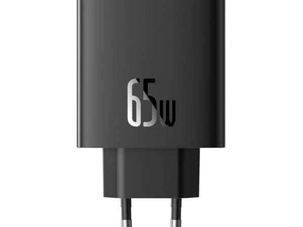 34242_2 Seinakohandaja Baseus OS-Cube Pro 2xUSB-C + USB, 65W (must)