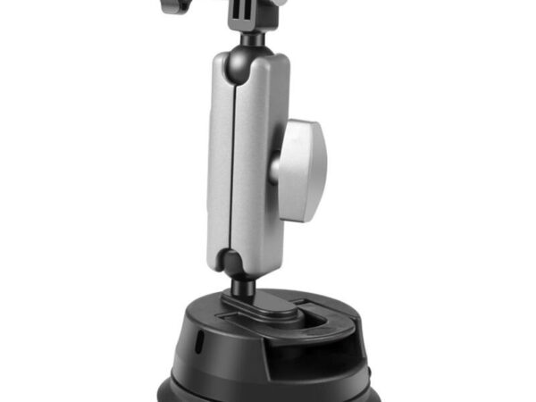 PULUZ autohoidik imemisseguga, kinnitustootja ja pikk kruvi spordikaamerate jaoks (sealhulgas Osmo Action 3, Insta360 X3)