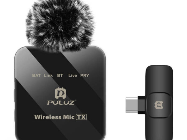 Juhtmevaba lavalier-mikrofon PULUZ PU648B (USB-C)