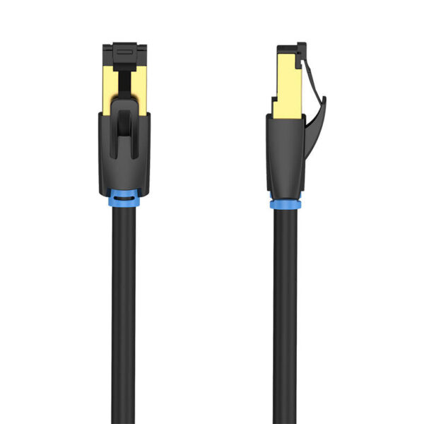 Võrgukaabel CAT8 SFTP Vention IKABF RJ45 Ethernet 40Gbps 1m Must