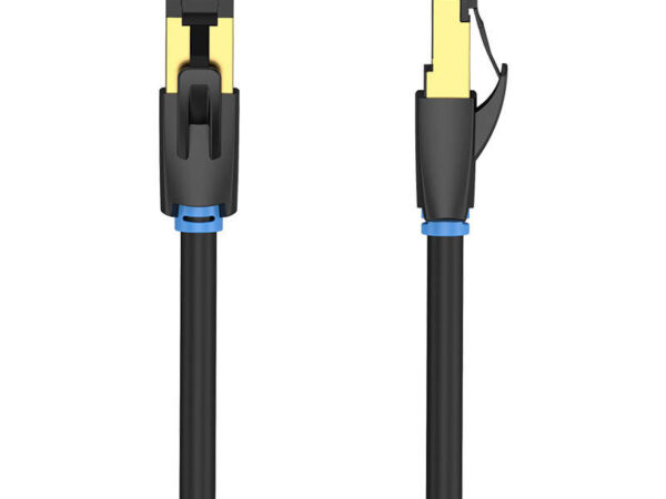 Võrgukaabel CAT8 SFTP Vention IKABK RJ45 Ethernet 40Gbps 8m Must