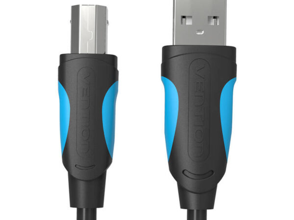 34998_1 USB 2.0 A kuni USB-B printeri kaabel Vention VAS-A16-B100 1m Must