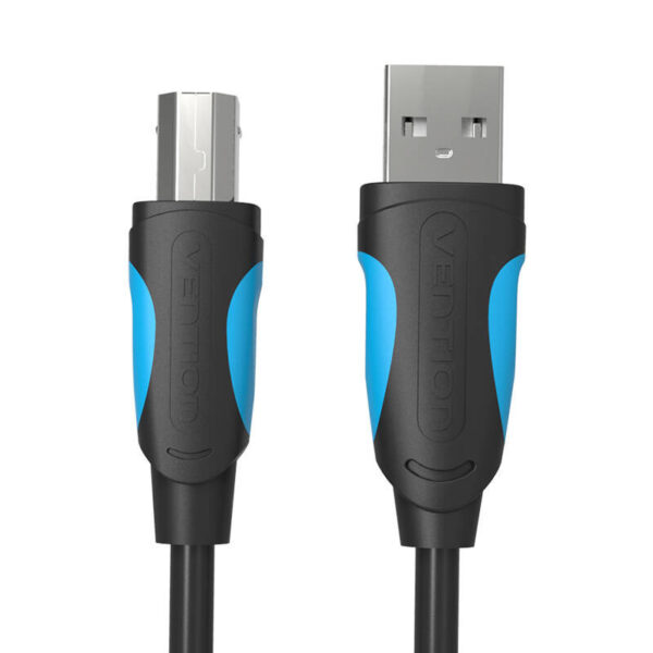 34998_1 USB 2.0 A kuni USB-B printeri kaabel Vention VAS-A16-B100 1m Must