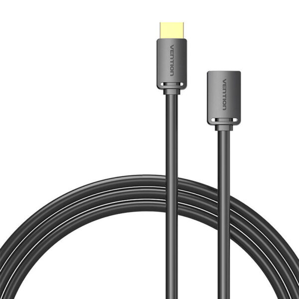 HDMI 2.0 isane - HDMI 2.0 emane pikenduskaabel Vention AHCBH 2m, 4K 60Hz, (must)