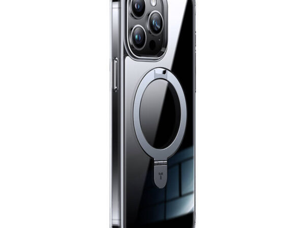 35533_1 Torras telefoniümbris UPRO Ostand Clear iPhone 15 PRO jaoks (läbipaistev)