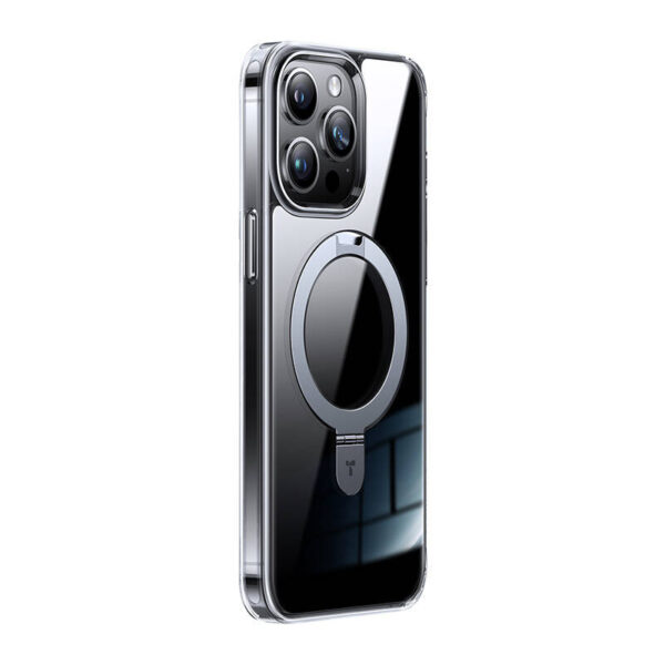 35533_1 Torras telefoniümbris UPRO Ostand Clear iPhone 15 PRO jaoks (läbipaistev)