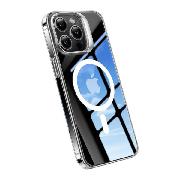 Torras telefonikott UPRO Lstand Clear-Mag iPhone 15 PRO jaoks (läbipaistev)