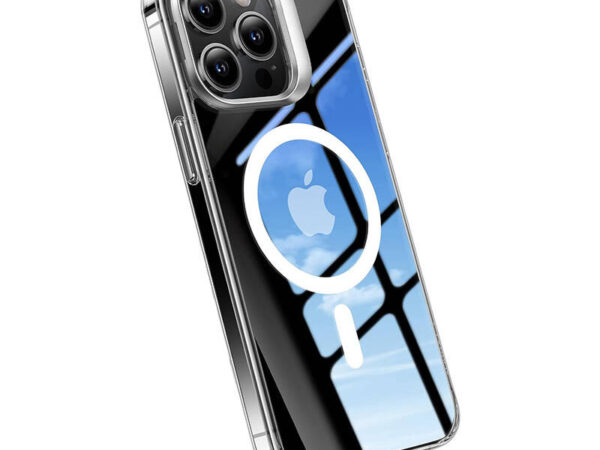 35540_1 Torras telefonikaitse UPRO Lstand Clear-Mag iPhone 15 jaoks (läbipaistev)