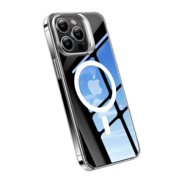 Torras telefonikaitse UPRO Lstand Clear-Mag iPhone 15 jaoks (läbipaistev)