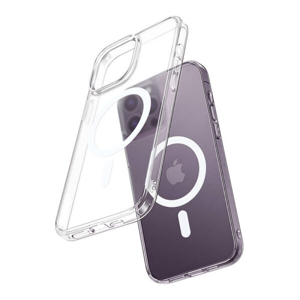 35546_1 Magnetiline ümbris McDodo iPhone 15 Pro jaoks (selge)