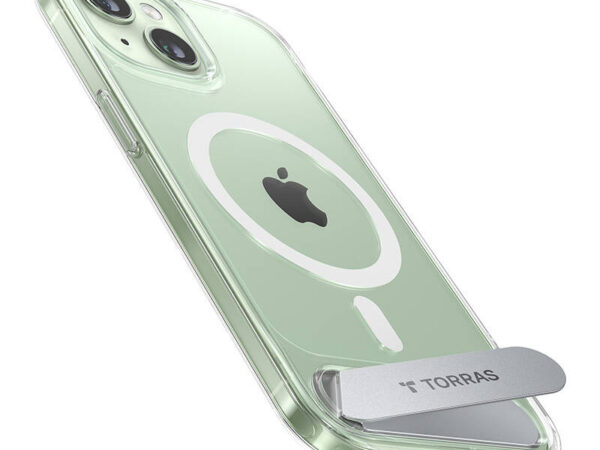 35560_1 Torras telefonikott UPRO Pstand iPhone 15 jaoks (läbipaistev)