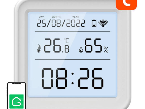 35688_3 Nutikas temperatuur ja niiskuse andur WiFi Gosund S6 LCD Tuya