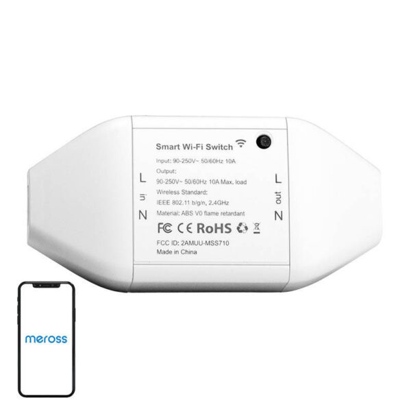 WiFi Nutikas Lüliti Meross MSS710-UN (Ei toeta HomeKit)