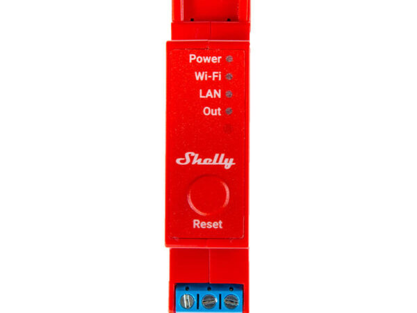 36100_1 Shelly Pro 1PM DIN-raili lüliti koos võimsuse mõõtmisega, 1 kanal, WiFi/LAN