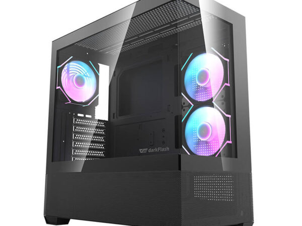 Darkflash DS900 AIR arvutikorpus (must) + 6 ARGB ventilaatorit