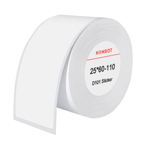 36382_1 Termilised etiketid Niimbot kleebised 25x60 mm, 110 tk (Valge)