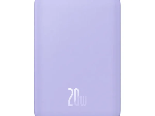36715_2 Magnetiline Mini Powerbank Baseus 5000mAh 20W (lilla)