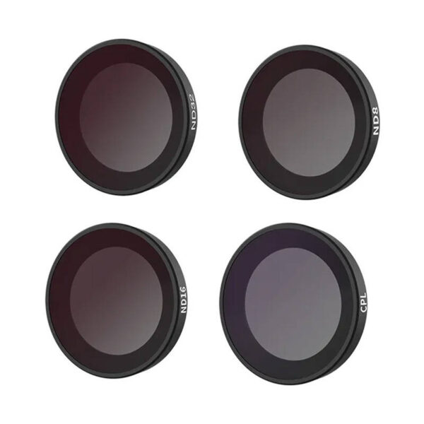 4 CPL/ND8/ND16/ND32 Telesin filtri komplekt Insta360 GO 2/3 kaamerale