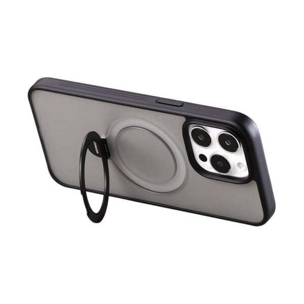 Magnetiline kaitseümbris telefonile Joyroom JR-BP004 iPhone 15 Pro jaoks (must)