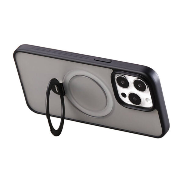 Joyroom JR-BP004 magnetiline kaitsekate hoidjaga iPhone 15 jaoks (must)